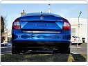 Škoda Rapid sedan - nerez SPODNÍ lišta zad.kufru matná