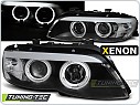 Přední světlomety lampy BMW X5, E53, 2003-2006, Angel Eyes, černé XENON D2S, LPBMC3