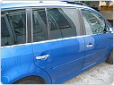 VW Touran - NEREZ, chrom spodní lišty oken - OMTEC