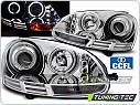 Přední světla VW Golf 5, 2003-2009, Angel Eyes CCFL, chrom LPVWJ0