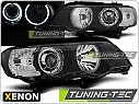 Přední světlomety lampy BMW X5, E53, 1999-2003, Angel Eyes, černé black, XENON D2S LPBMD3