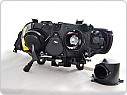 Přední světlomety lampy BMW X5, E53, 1999-2003, Angel Eyes, černé black, XENON D2S LPBMD3