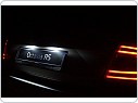 Škoda Octavia 3, osvětlení SPZ, LED bílá, 2013-