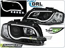 Přední světlomety Audi A3, 2003-2008, Tube Light, LED, černé black + denní svícení LPAUB1