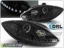 Přední světlomety, světla, lampy, Seat Leon, Toledo, Altea 2009-2013, LED DRL Daylight černé black LPSE26
