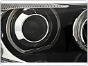 Přední světlomety BMW E90, E91 2005-2008, Angel Eyes černé black LPBME4
