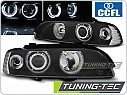 Přední světlomety, světla, lampy BMW E39, 1995-2003, Angel Eyes CCFL, black černé LPBME8