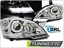 Přední světla, lampy Mercedes Vito, W639, 2010-2014, s LED svícením DRL, chrom LPME98