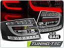 Zadní světlomety, světla, lampy Audi A6, C6, 2004-2008, sedan, LED BAR černé black, 6pin, LDAUB9