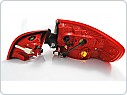 Zadní světla LED, Audi A3, Sportback 8P 2004-2008, červené, bílé LDAU90