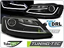 Přední světlomety, světla, lampy VW Volkswagen Jetta 6, 2011-, LED Tube Light, černé black LPVWK8
