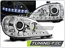 Přední světla, lampy Mercedes ML, W163, 1998-2001, LED Daylight, chrom, LPME99