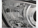Přední světla, světlomety, lampy Škoda Octavia II 2009-2012, TRUE DRL, chromové