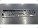 Držák SPZ, podložka pod značku s 3D logem, Audi S-line