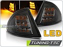 Přední blinkry BMW E46 sedan, touring, 1998-2001, LED černé black KPBM50