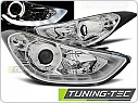 Přední světla Hyundai Elentra 2010-, LED Daylight, chrom LPHU08