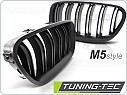 Přední maska, ledvinky BMW F10, F11 styl M5, matná černá