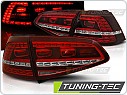 Zadní světla, lampy VW Golf 7 VII, hatchback 2013- LED GTI look, červená LDVWE8
