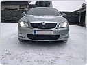 Zimní clona chladiče Škoda Octavia 2, 2009-2012 spodní neprůhledná