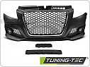 Přední nárazník Audi A3 8P 2008-2012, RS style, chrom, černá s PDC, ZPAU07