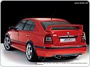 Kryt madla 5.dveří, stříbrný, Škoda Octavia 1, 2000- Milotec