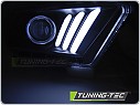 Přední světla Ford Mustang 2010-2013, Tube Light Black, DTS blinkr, černé, LPFO71