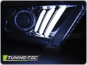 Přední světla Ford Mustang 2010-2013, Tube Light Black, DTS blinkr, chrom, LPFO70