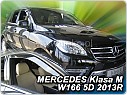 Plexi ofuky, deflektory Mercedes GL X166 2013-, M W166 2012- přední