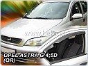 Plexi ofuky, deflektory Opel Astra G, 1998-2004, 4/5dveř. přední
