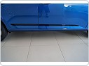 Boční ochranné dveřní lišty Škoda Fabia 3, černý lesk SPORT LINE