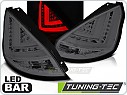 Zadní světlomety, lampy Ford Fiesta, 2008-2012, hatchback, LED BAR, kouřové, LDFO47