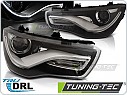 Přední světla Audi A1, 2010-2014, LED DRL TRU, černé black, LPAUD5