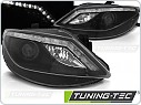 Přední světla Seat Ibiza 2008-2012, LED, černé black, LPSE32