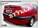 Křídlo, zadní spoiler, Toyota Avensis, 97-02 sedan