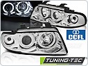 Přední světla angel eyes CCFL AUDI A4 B5 1994-1998 chromová
