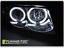 Přední světla angel eyes CCFL AUDI A4 B5 1994-1998 chromová