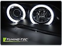 Přední světla CCFL Angel eyes D2S xenon BMW E46 coupe,cabrio 2003-2006 černá