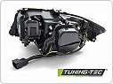 Přední světla 3D LED angel eyes BMW E90,E91 2005-2008 černá