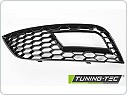 Boční mřížky nárazníku pro mlhovky AUDI A4 B8 RS style 2011-2015 černé lesklé