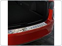 Ochranný nerezový práh zadního nárazníku, kryt hrany nárazníku Seat Leon ST Combi 2013-