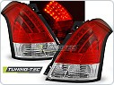 Zadní světla LED Suzuki Swift červená,chrom krystal