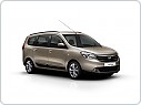 Gumové VANIČKY, autokoberce sada DACIA Lodgy 2012- pro 7míst
