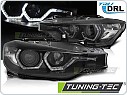 Přední světla BMW 3 F30, F31 s LED Angel Eyes DRL 2010-2015 černá, LPBMI8