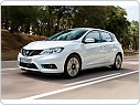 Gumové koberce, autokoberce sada NISSAN Pulsar 2014-