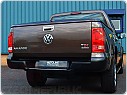 VW Amarok 2010+ NEREZ chrom ochranný panel zadního nárazníku - OMTEC