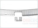 Škoda Kodiaq - NEREZ chrom ochranný panel vnitřní nakládací hrany - OMTEC