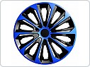 Kryty kol, poklice na kola, STRONG DUO BLUE, BLACK 16, pouze po 4 ks