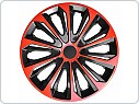 Kryty kol, poklice na kola, STRONG DUO RED, BLACK 16, pouze po 4 ks