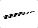 Škoda Superb 3, boční lišty v černém lesku SPORT LINE