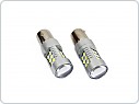 LED žárovka Ba15S (P21W) 24SMD CANBUS 12-24V, bílá, 1ks